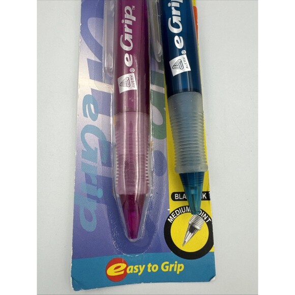Avery eGrip Ball Point Pen Retractable Comfort Easy Grip Lot of 2 - Picture 3 of 5